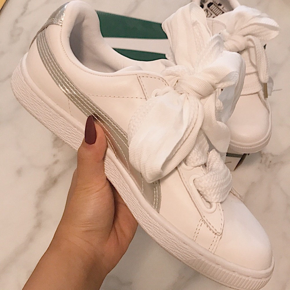 New Puma Basket Heart Explosive Shoes Size 7